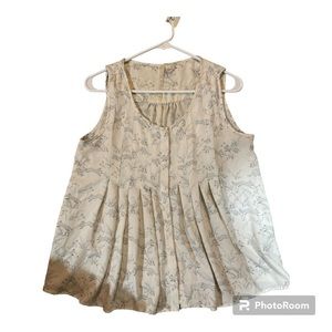 Sleeveless blouse Lauren Conrad (small)